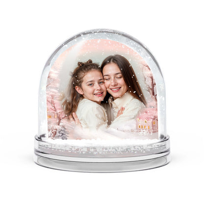 Χιονόμπαλα με Φωτογραφία - Θεία