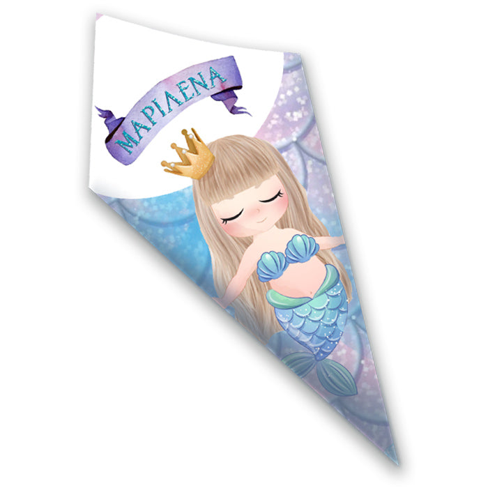 Χωνάκια για ζαχαρωτά Γοργόνα