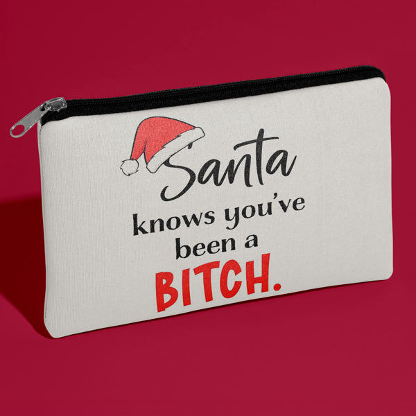 Χριστουγεννιάτικο Χιουμοριστικό Τσαντάκι - Santa Knows You've Been a..