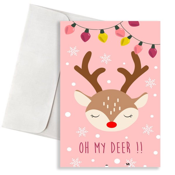 Χριστουγεννιάτικη Κάρτα - Oh my Deer