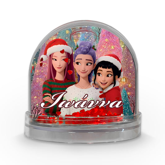 Χριστουγεννιάτικη Χιονόμπαλα Με Huntrix - Saja Boys & Το Ονομά Σου