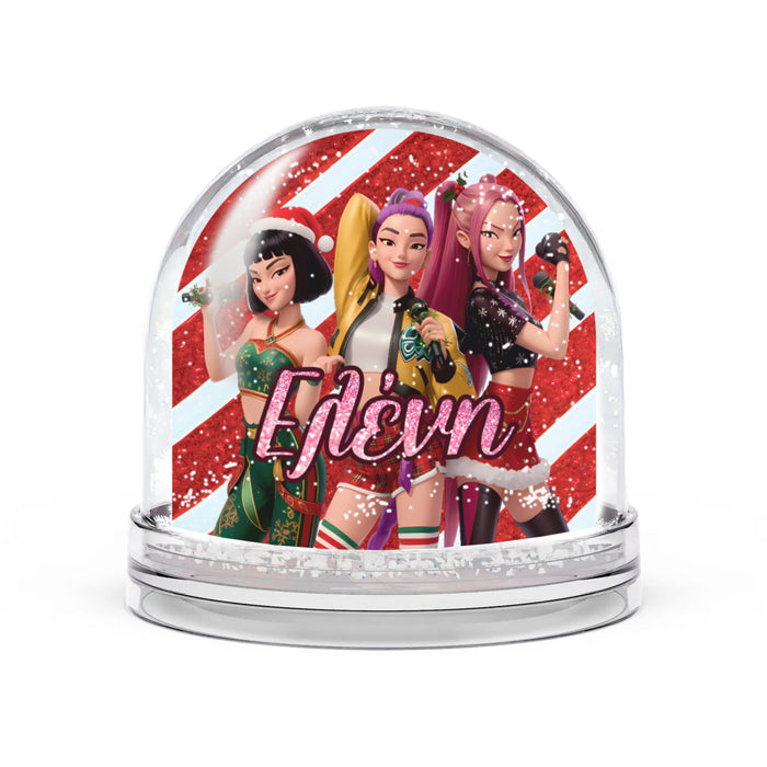 Χριστουγεννιάτικη Χιονόμπαλα με K-pop Demon Hunters & Εσένα