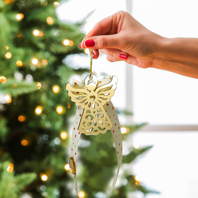 Χριστουγεννιάτικο Γούρι 2025 Χρυσό Αγγελάκι