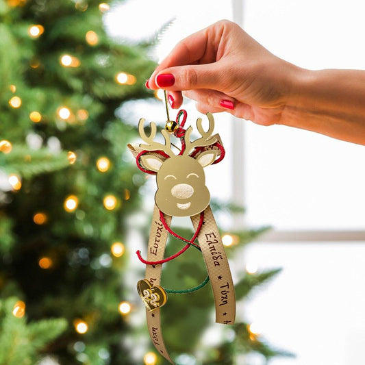 Χριστουγεννιάτικο Γούρι 2025 Χρυσό Ελαφάκι