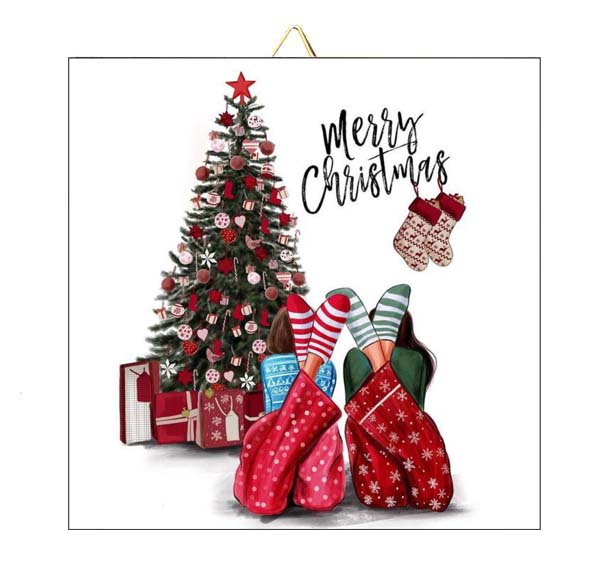 Χριστουγεννιάτικο Καδράκι Merry Christmas Best Friends