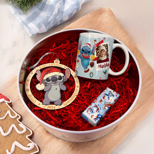 Χριστουγεννιάτικο κουτί με Δώρα - Stitch