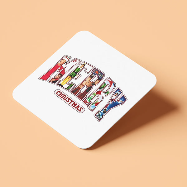 Χριστουγεννιάτικο Σουβέρ Merry – Merry Christmas Typography