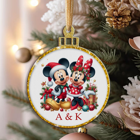 Χριστουγεννιάτικο Στολίδι - Minnie & Mickey Mouse