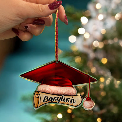 Χριστουγεννιάτικο Στολίδι Plexi - Καπέλο Αποφοίτησης
