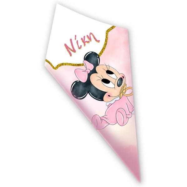 Χωνάκια βάπτισης Baby Minnie