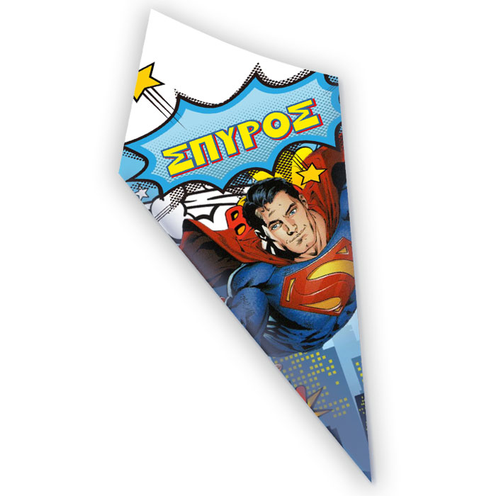 Χωνάκια ζαχαρωτών Superman