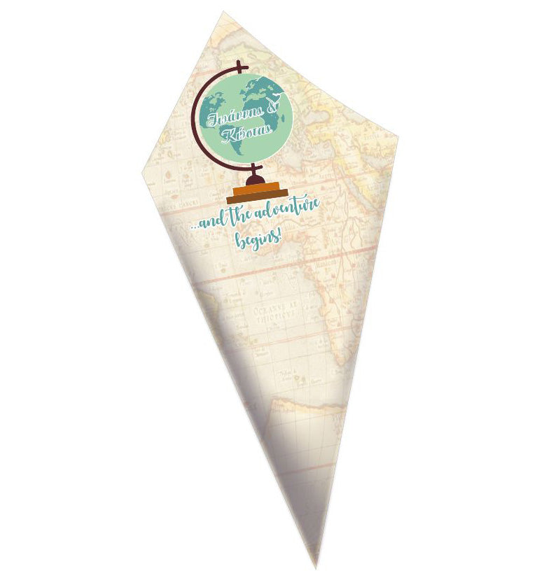 Χωνάκια ζαχαρωτών Υδρόγειος Σφαίρα